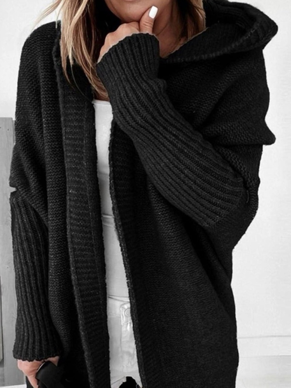 Banana Republic Factory Charcoal Gray Women's Open Cardigan size large